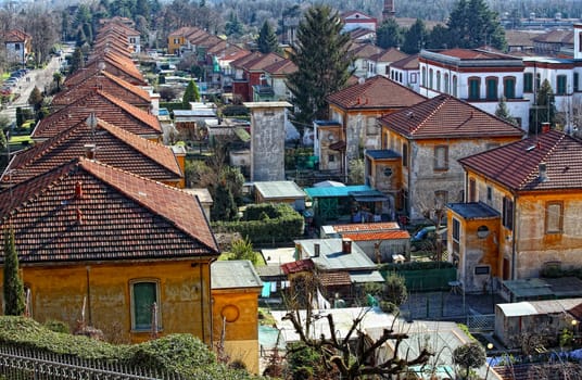industrial village in trezzo