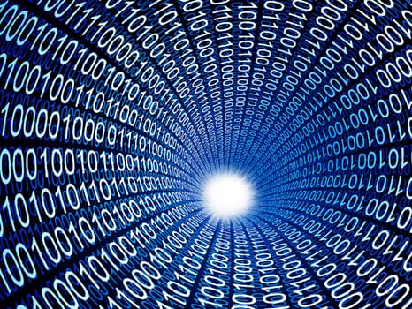 binary code tube