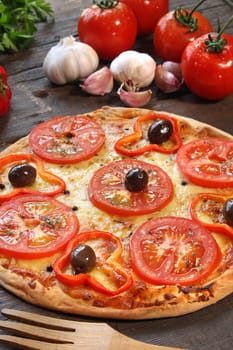 Tomato pizza