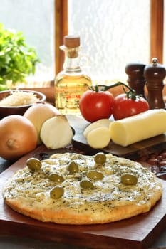 Onions pizza