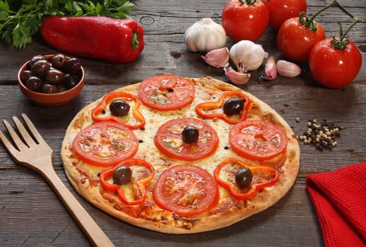 Tomato pizza