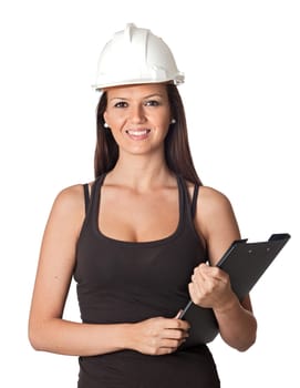 Attractive young engineer