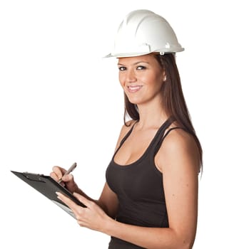 Attractive young engineer