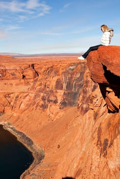 Sitting on the edge