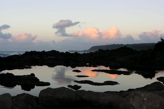 Sunset reflection