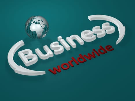 Business - worldwide - Lettering