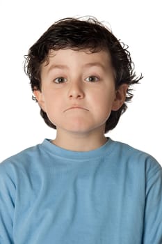 Child with expression of doubt