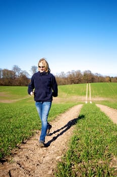 Walking in der Natur