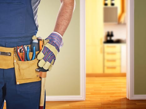 handyman ready for work