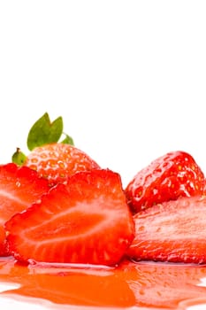 Sliced strawberries wd655