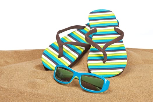 Flipflops on the sand