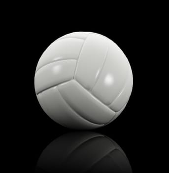 white volley ball
