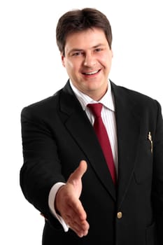 Businessman handshake