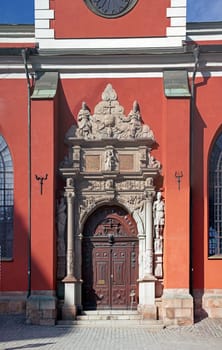 Historical Portal,Sankt Jacobs kyrka,Stockholm,Sweden