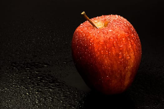 wet apple.............