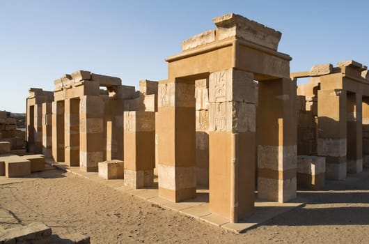 Temple on elephantine near Aswan Egypt