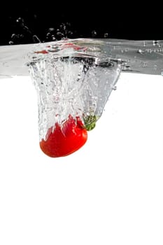 Romatomates in water