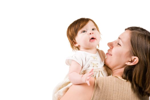 Mother with baby