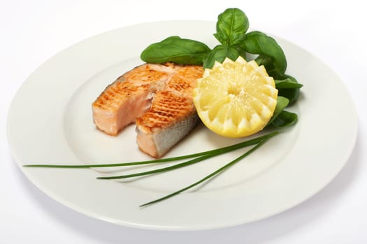 Salmon steak