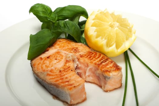 Salmon steak