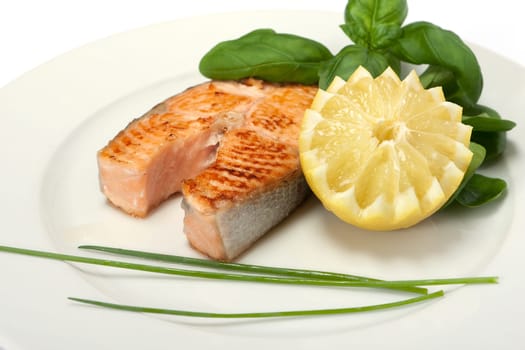 Salmon steak