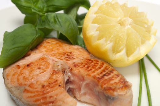 Salmon steak