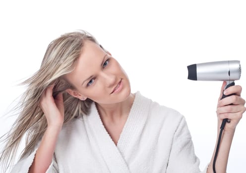 Blow dry your hair