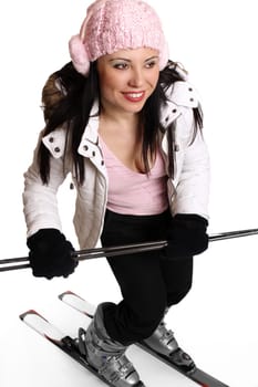 Female skier