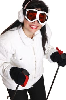 Female skier