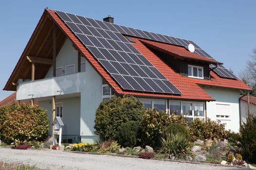 House with photovoltaics