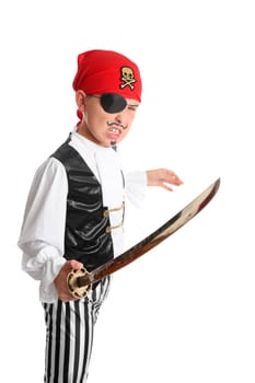 Swashbuckling Pirate ready for a fight