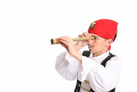 Piracy - pirate searching for loot