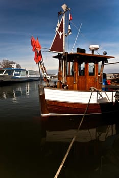 Cutter in the harbour
