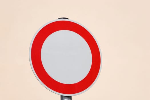 Traffic Signs - Sign No.  250 - Prohibition of vehicles of all kinds