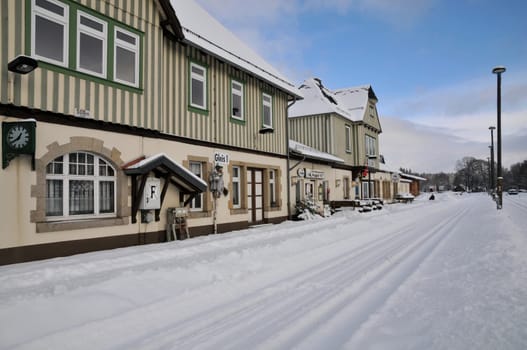 Railway station Elend in the Harz Mountains