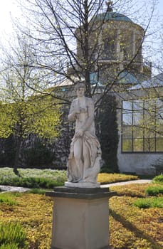 Stone bust in Stuttgart park