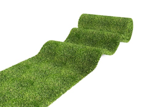 green carpet