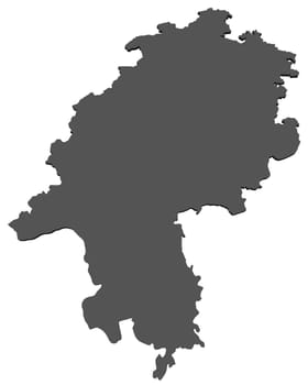Map of Hesen - isolated