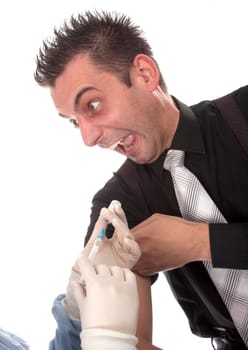 Scared patient