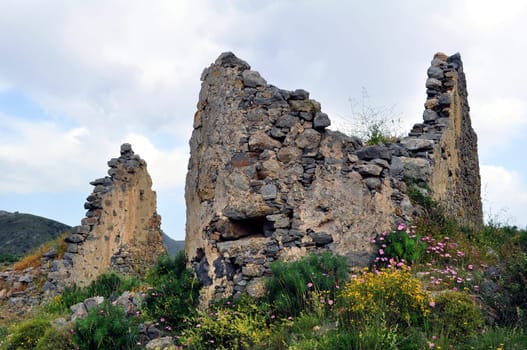 Ancient ruins in the island of Crete