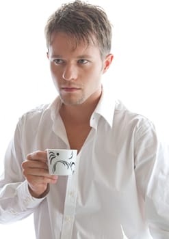 relax with a cup of tea