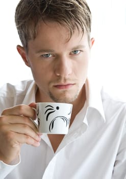 relax with a cup of tea