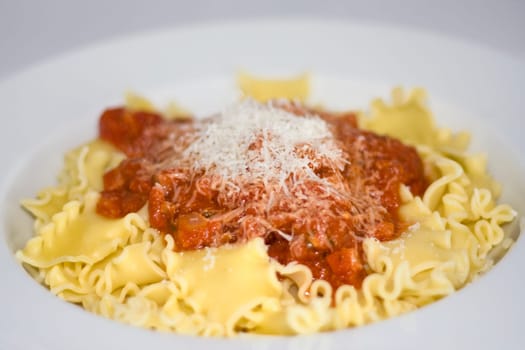 Pasta with tomato sauce