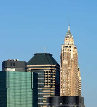 Skyline of Lower Manhattan,New York,USA