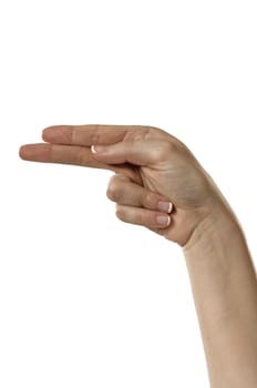 Letter H in ASL