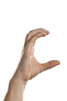 Letter C in ASL