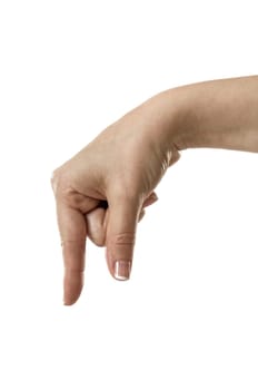 Letter Q in ASL