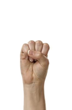 Letter S in ASL