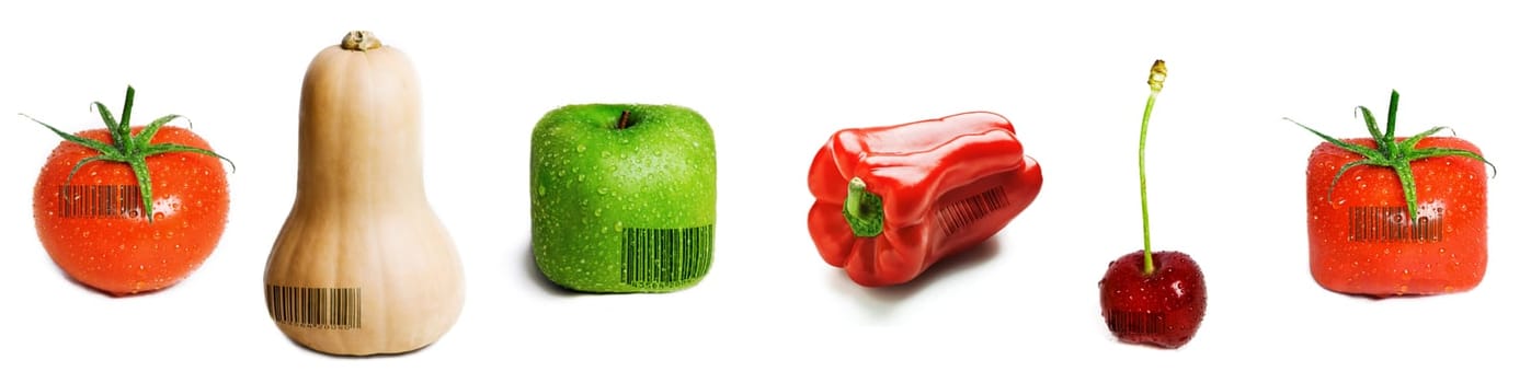Barcoded fruit and Veg
