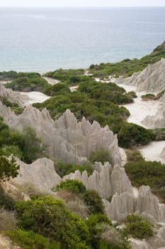 Eroded Clay Formations-Zakynthos, Greece